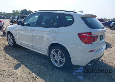 2014 BMW X3 xDrive28I z USA, uszkodzony, nr VIN 5UXWX9C59E0D32464